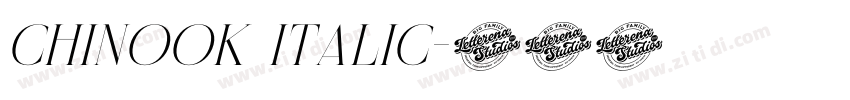 Chinook Italic字体转换 Chinook Italic字体转换